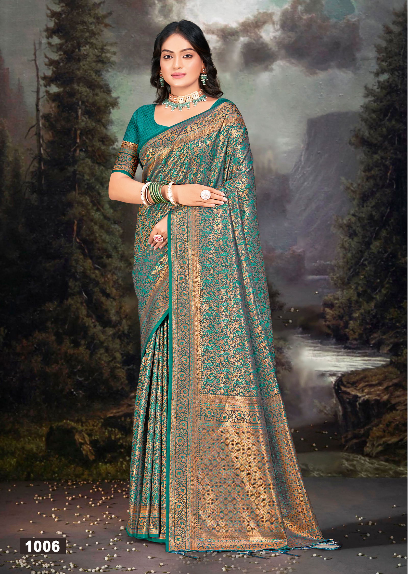 Rajwadi Vol 06 By Bunawat Banarasi Silk Wedding Wear Saree Wholesale Online
